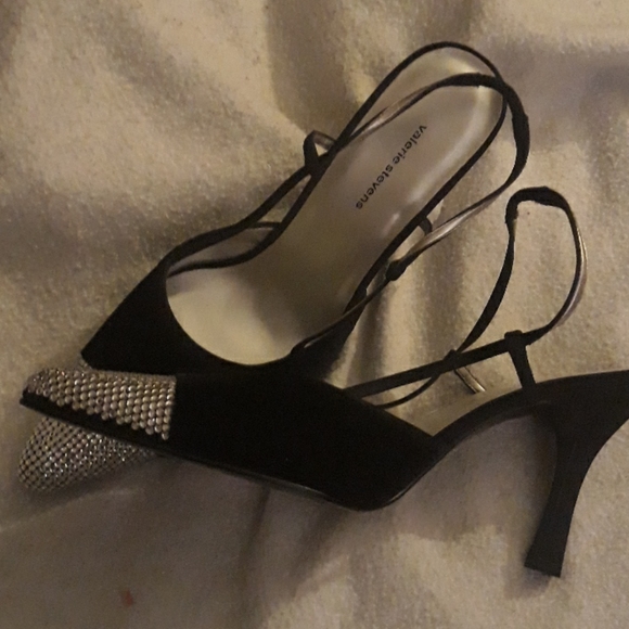 Valerie Steven's size 7.5 STARLETS.  BLACK - Picture 3 of 3